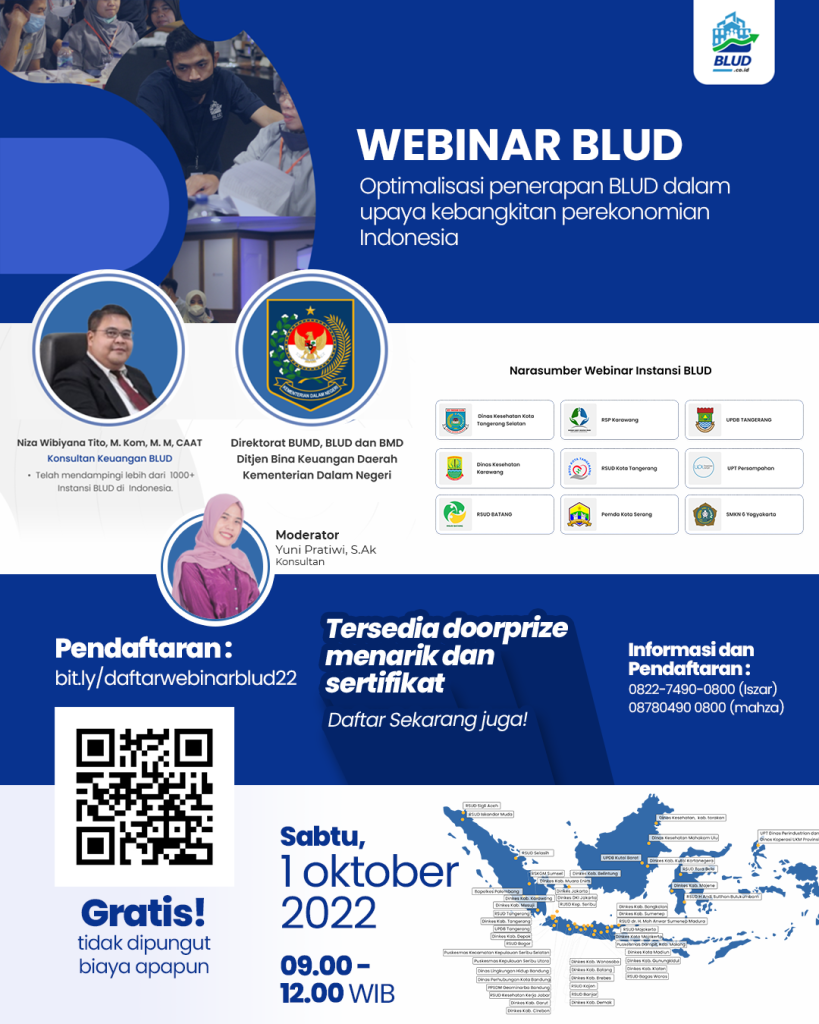 Ikuti Webinar Optimalisasi Penerapan BLUD dalam Upaya Kebangkitan Perekonomian Indonesia!
