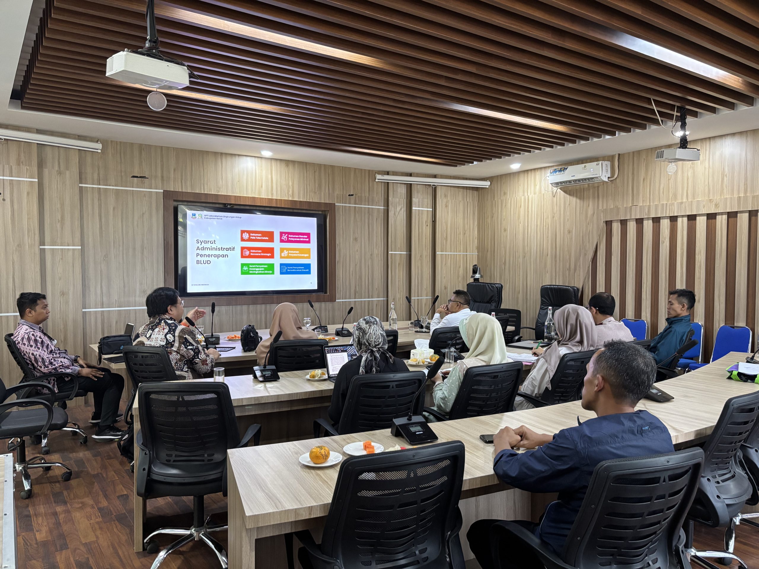 Syncore Indonesia Dampingi Laboratorium Lingkungan Hidup Garut Susun Dokumen Administratif BLUD
