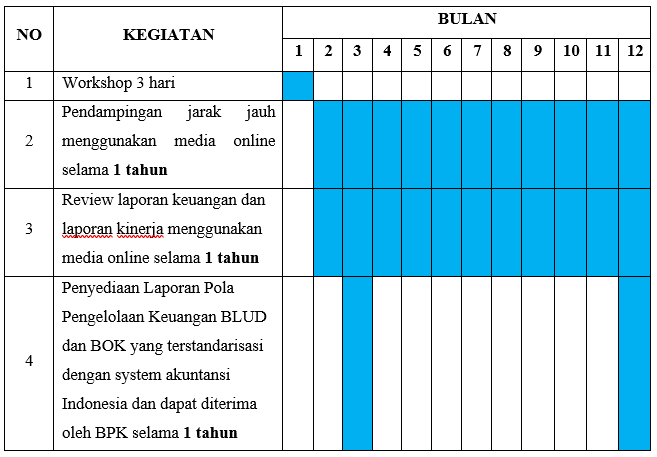 TImeline Pendampingan Jarak Jauh Online