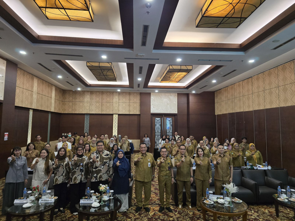 Gambar 1. Dokumentasi Pelatihan Pola Pengelolaan Keuangan BLUD Puskesmas dan Dinas Kesehatan Kota Palangka Raya hari pertama. Sumber: Dokumentasi Syncore 2026